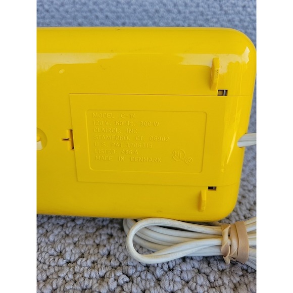 Clairol Style Setter C-14 Hairsetter Hot Rollers Electric Heat Curlers W Clips - Picture 5 of 7